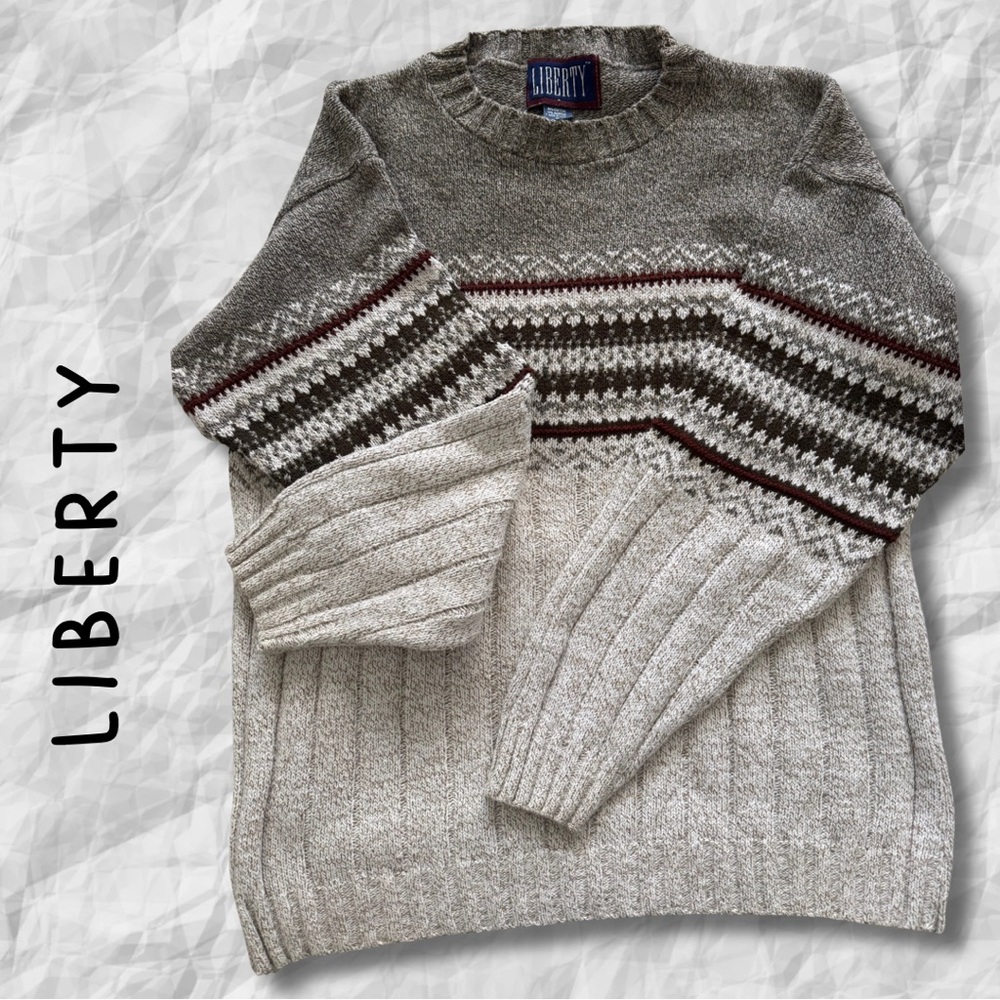 {Liberty} COTTON Crewneck Sweater